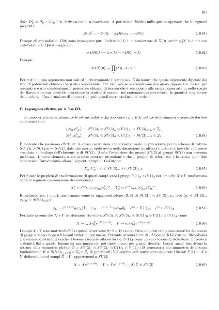 Appunti per il corso: Fisica del plasma di quark e gluoni (A.A. ... - Infn