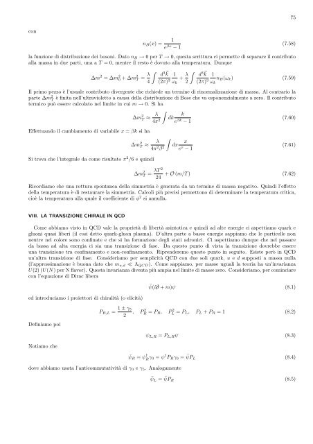 Appunti per il corso: Fisica del plasma di quark e gluoni (A.A. ... - Infn