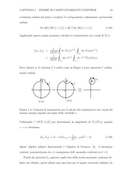 entropia di entanglement in teorie invarianti conformi bidimensionali