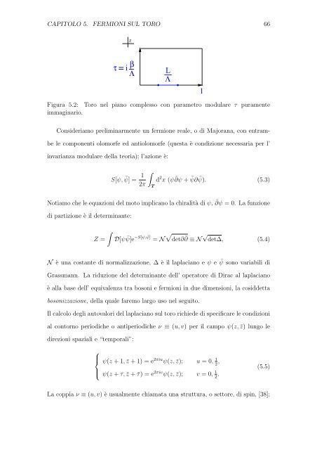 entropia di entanglement in teorie invarianti conformi bidimensionali