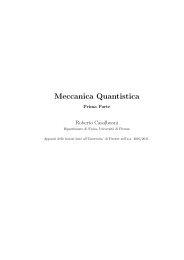 Meccanica Quantistica