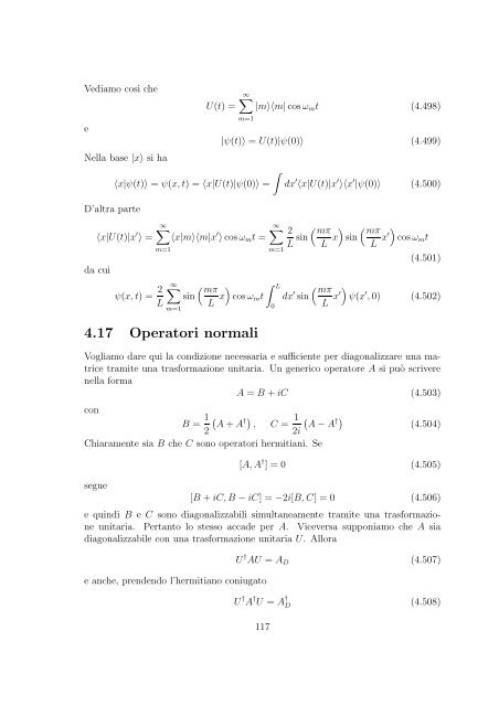 Meccanica Quantistica