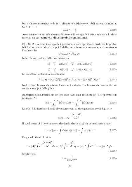 Meccanica Quantistica