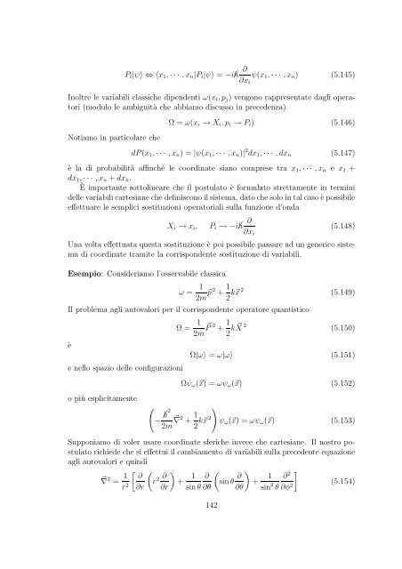 Meccanica Quantistica