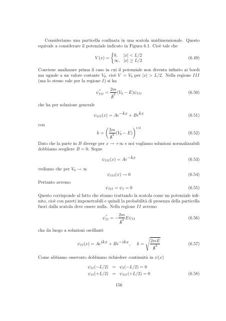 Meccanica Quantistica