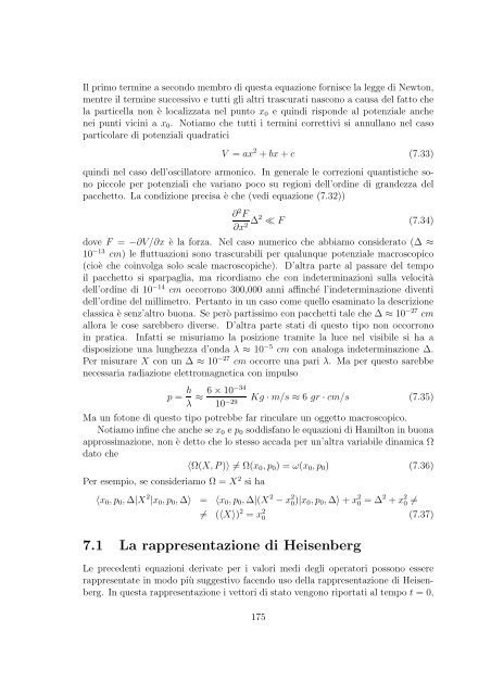 Meccanica Quantistica