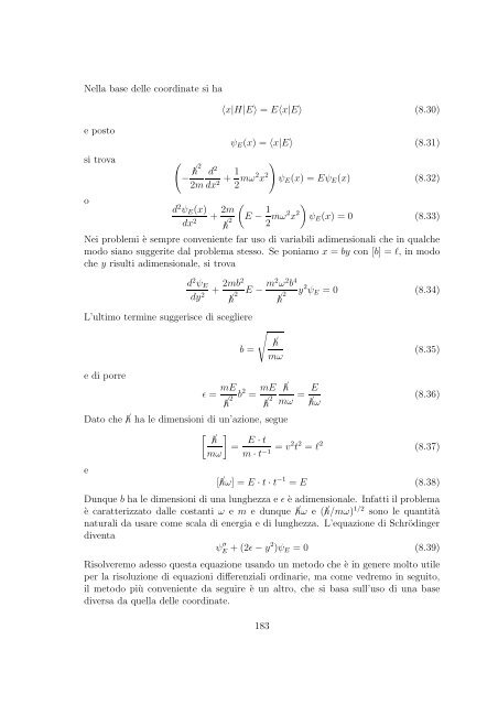 Meccanica Quantistica