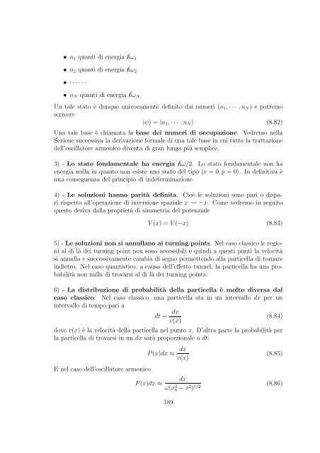 Meccanica Quantistica