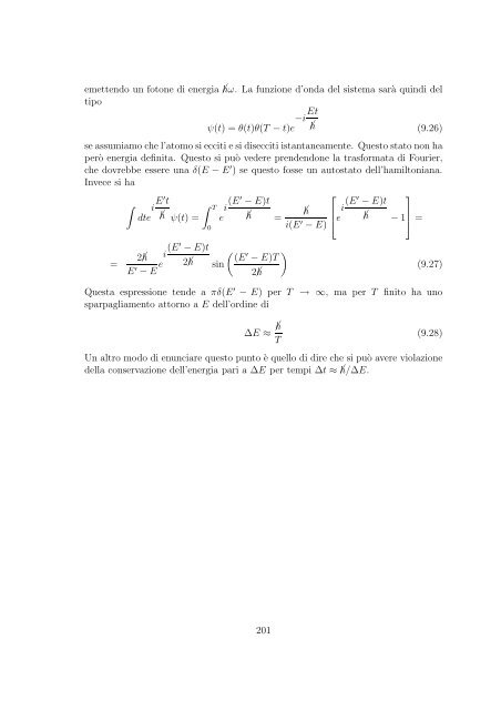 Meccanica Quantistica