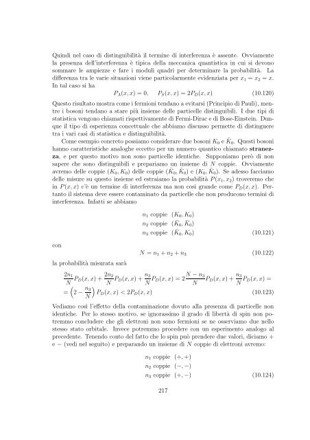 Meccanica Quantistica