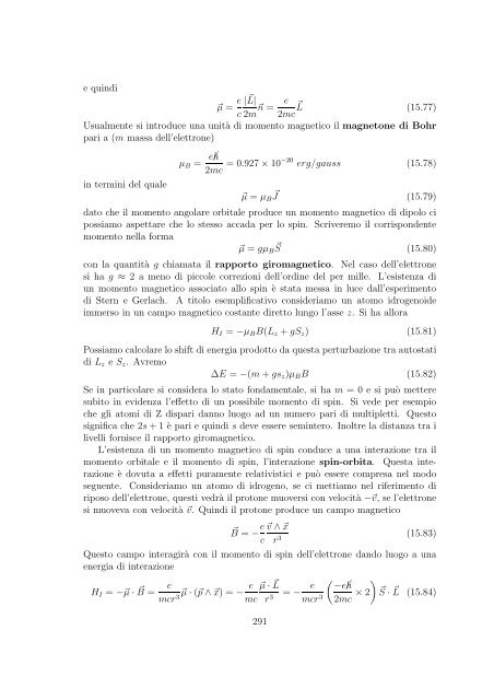 Meccanica Quantistica