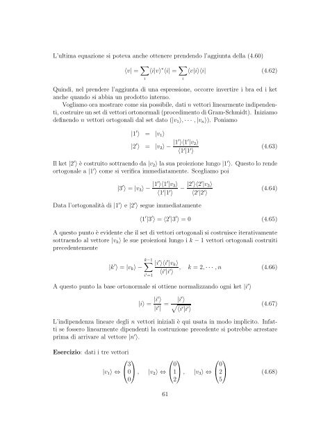 Meccanica Quantistica