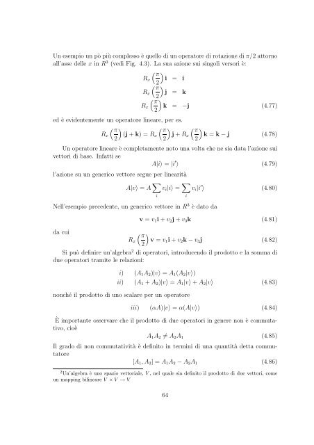 Meccanica Quantistica