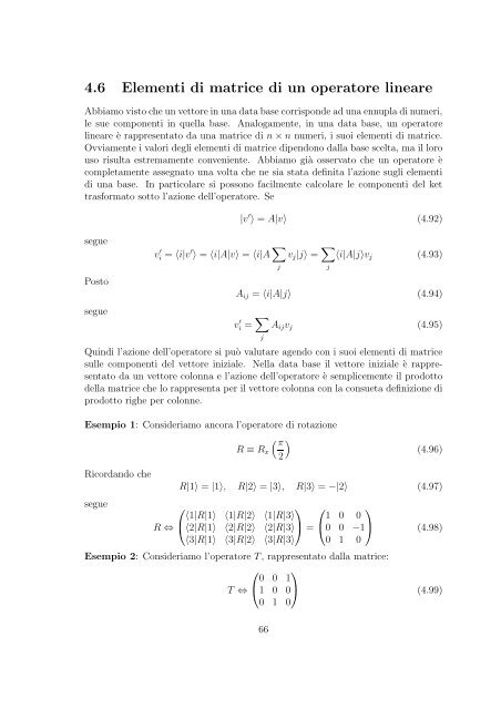 Meccanica Quantistica