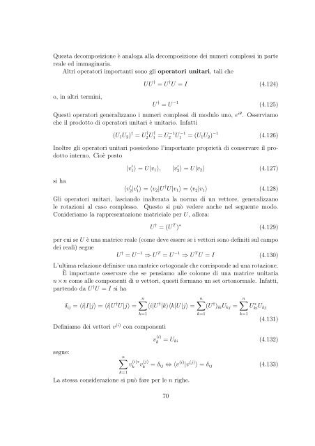 Meccanica Quantistica