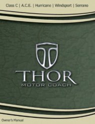 caution - Thor Motor Coach