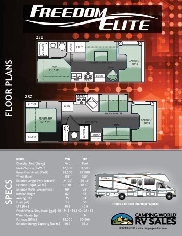 2013 Freedom Elite Class C Motorhomes ... - Thor Motor Coach