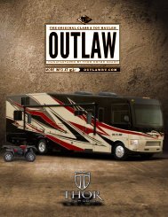 2013 Outlaw Toy Hauler Motorhomes | Class A ... - Thor Motor Coach