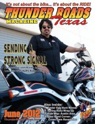 JUNE - Thunder Roads Texas Motorcycle Magazine