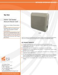 Tii 751 - Tii Network Technologies