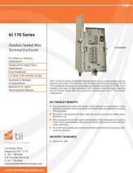 tii 170 Series - Tii Network Technologies