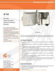 tii 763 - Tii Network Technologies