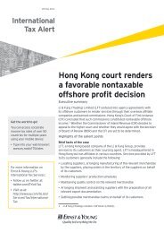 Hong Kong court renders a favorable nontaxable offshore profit ...