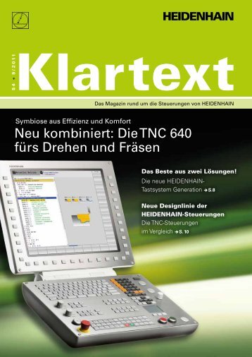 Klartext 54 - TNC 640 - DR. JOHANNES HEIDENHAIN GmbH