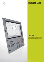 TNC 320 Prospekt - TNC 640 - DR. JOHANNES HEIDENHAIN GmbH