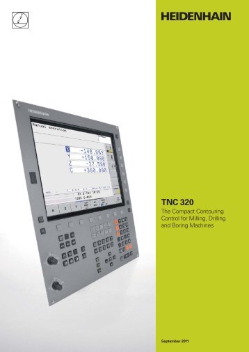 TNC 320 - TNC 640 - DR. JOHANNES HEIDENHAIN GmbH