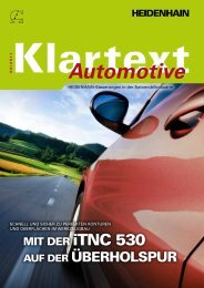 klartext Automotive + 09/2011 - Heidenhain