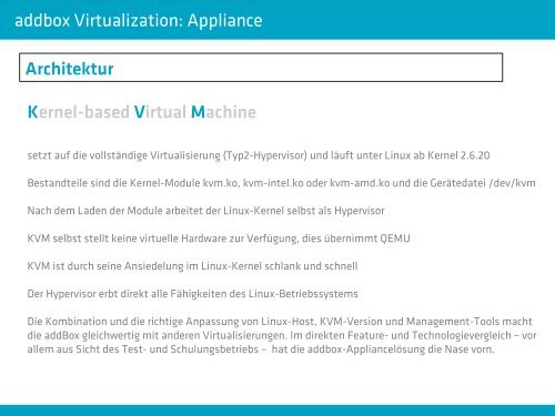 addbox Virtualization: Einsatz im SAP-Training und ... - TOBA Team eV