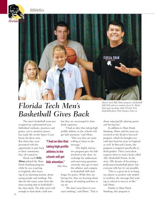 HOMECOMING 2008 - Florida Tech Today - Florida Institute of ...