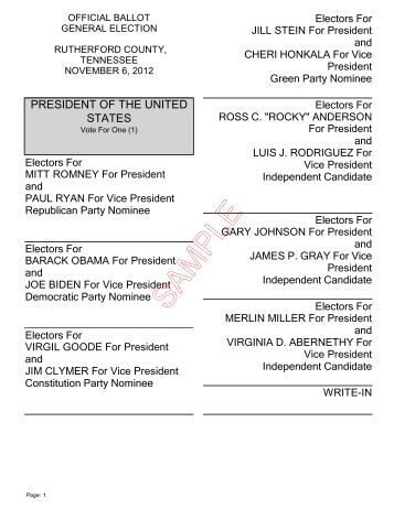 showing 3rd image of Pitt County Election Sample Ballot SAMPLE BALLOT showing 3rd image of Pitt County Election Sample Ballot SAMPLE BALLOT