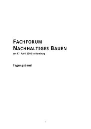 FACHFORUM NACHHALTIGES BAUEN - Initiative Arbeit und ...