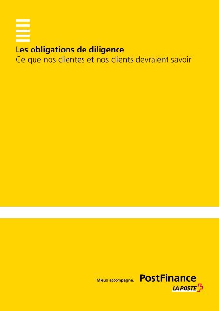 Les obligations de diligence