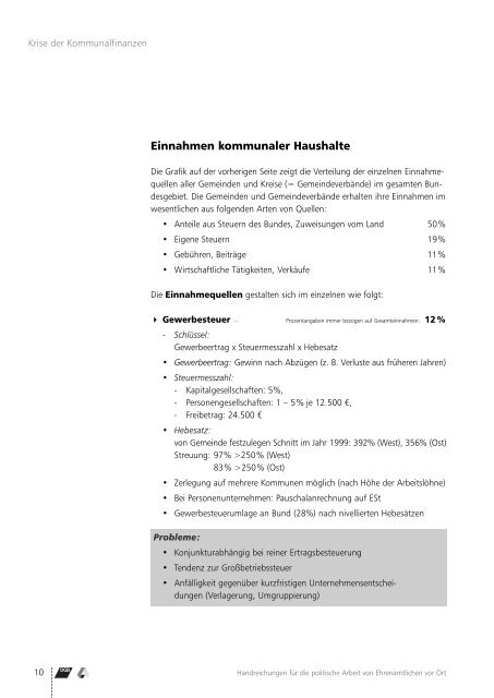 Krise der Kommunalfinanzen Handreichungen ... - Arbeit und Leben