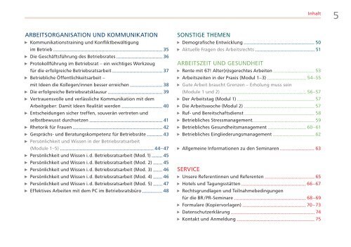 ZUKUNFT GESTALTEN - Arbeit und Leben