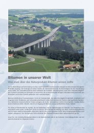 Bitumen in unserer Welt - ARBIT