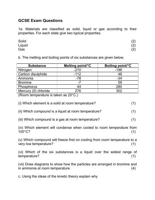 Gcse Exam Questions Pdf Ts Tuition