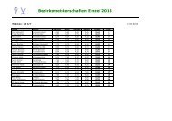 Bezirksmeisterschaften Einzel 2013 - TSV Rotation Dresden