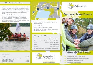 outdoor flyer