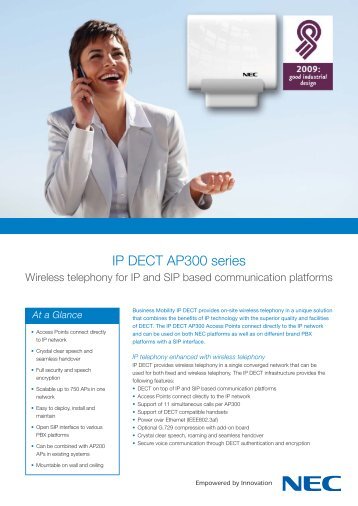 IP DECT AP300 series - Nec