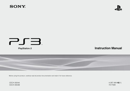Instruction Manual - PlayStation