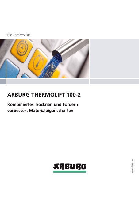 Arburg THERMOLIFT Granulatzufuhrregler – SN: 24078, NEU (ohne Karton)