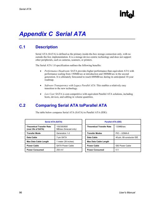 Intel(R) Matrix Storage Manager User's Manual - Fujitsu UK