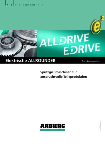 Produktinformation elektrische ALLROUNDER - Arburg