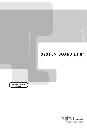 SYSTEM BOARD D1184 - Fujitsu UK