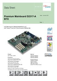 Premium Mainboard D2317-A BTX - Fujitsu UK