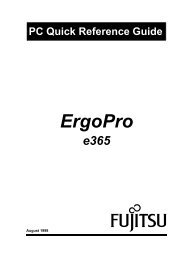 ErgoPro e365.pdf - Fujitsu UK